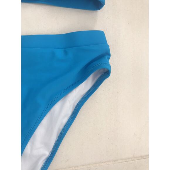 No Brand Swim Bralette High Waist Bikini Bottom Swimsuit - Picture 5 of 10